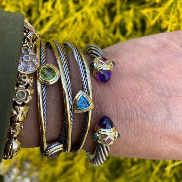 David Yurman 14k Gold & Sterling Bracelet Retails for $3800, can’t go any lower - Picture 8 of 16